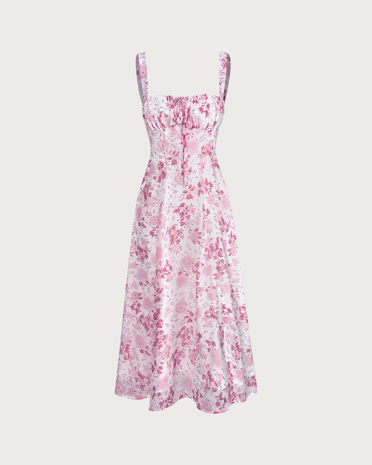 De Zivva Bloemenprint Midi Jurk