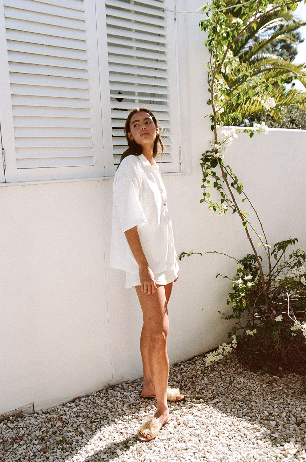 De Kase Shorts in Crèmekleur