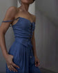 De Zivva Lace-Up Two-Piece Set