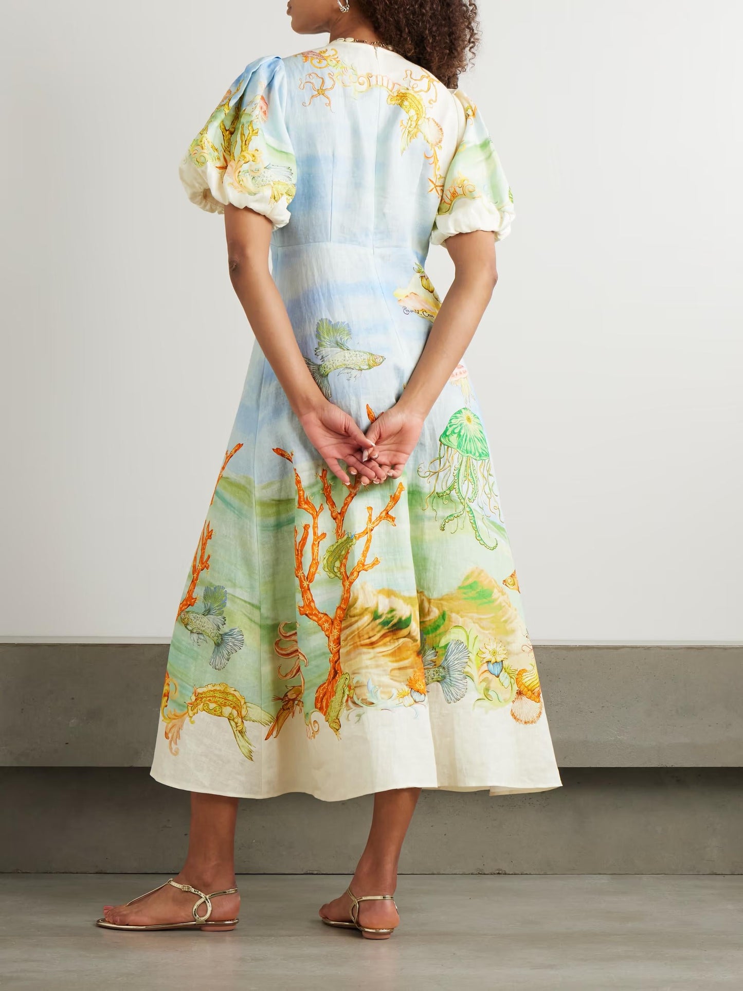 De Zivva Emerald Cove Midi Jurk