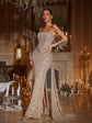 De Zivva Glein Strapless Paillettenjurk