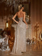 De Zivva Glein Strapless Paillettenjurk