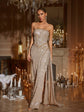 De Zivva Glein Strapless Paillettenjurk