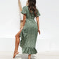 De Zivva Chiffon Maxi-jurk met Split