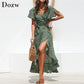 De Zivva Chiffon Maxi-jurk met Split