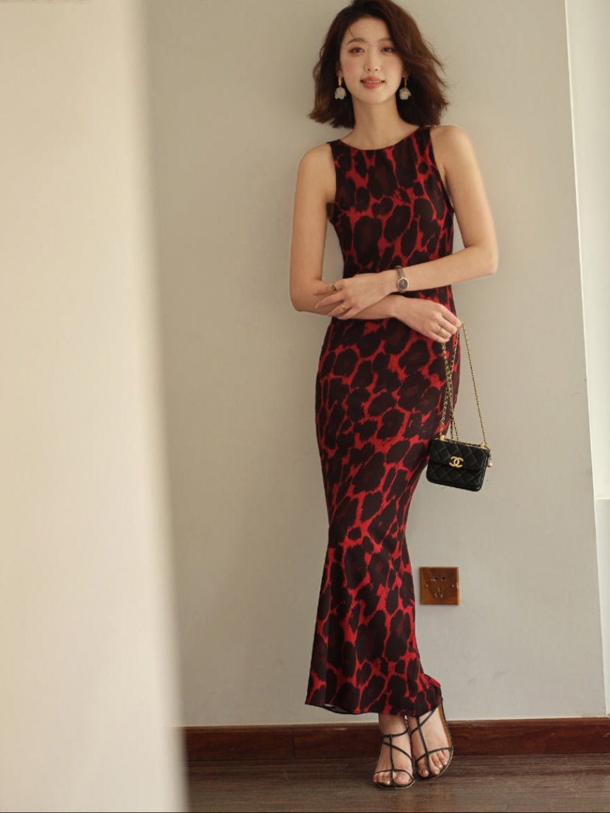 De Zivva Franse Luipaardprint Bodycon Jurk