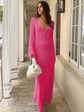 De Zivva Gebreide Maxi Cover-up Jurk