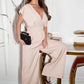 De Zivva Hoge Taille Jumpsuit met Wijde Pijpen
