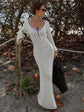 De Zivva Gebreide Maxi Cover-up Jurk