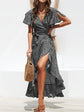 De Zivva Chiffon Maxi-jurk met Split