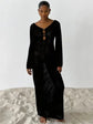 De Zivva Gebreide Maxi Cover-up Jurk