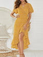 De Zivva Chiffon Maxi-jurk met Split