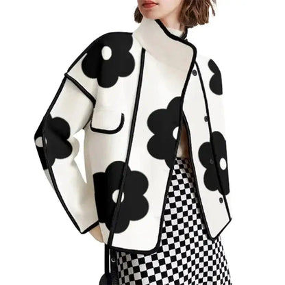 De Zivva Gebloemde Split-back Jas