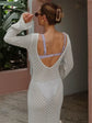 De Zivva Gebreide Maxi Cover-up Jurk