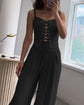 De Zivva Lace-Up Two-Piece Set